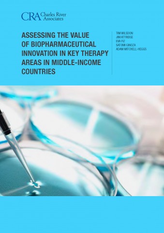 Assessing the value of biopharmaceutical innovation in key therapy areas in middle-income countries