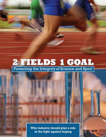 2 FIELDS 1 GOAL Brochure 2014 Protecting the integrity of science and sport