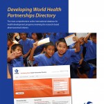 Developing world health partnership directory flyer