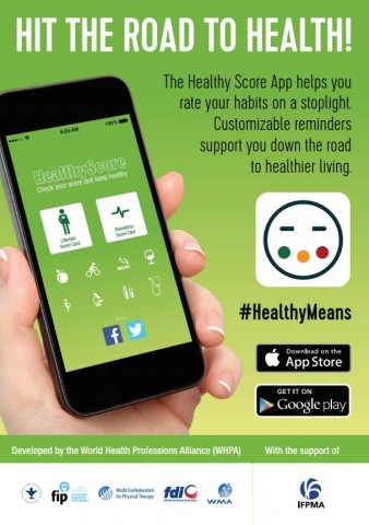 Hit the road to health flyer