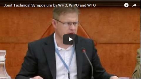 Joint technical symposium by WHO, WIPO and WTO
