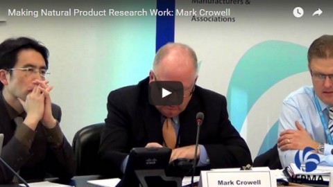 Making natural product research work: Mark Crowell