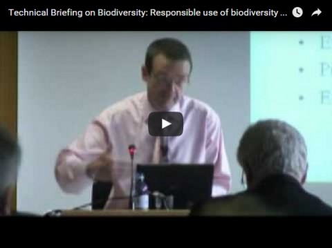 Technical Briefing on Biodiversity: Responsible use of biodiversity – Industry perspective, part 1