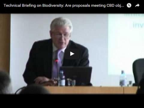 Technical Briefing on Biodiversity: Are proposals meeting CBD objectives – Conclusions, part 1