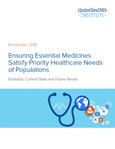 Ensuring Essential Medicines Satisfy Priority Healthcare Needs of Populations