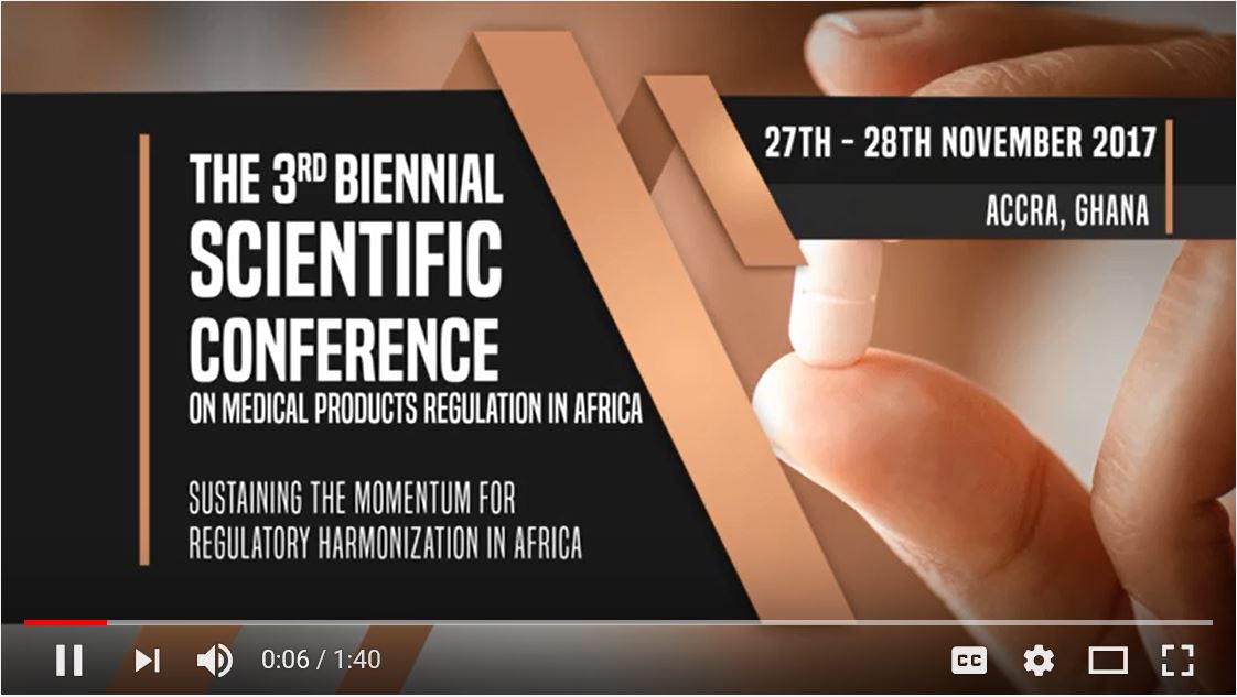 Short video teaser_3rd Biennial Scientific Conference on medical products regulation in Africa