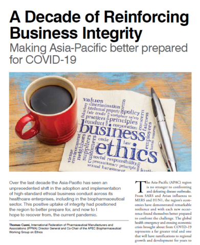 A Decade of Reinforcing Business Integrity Making Asia-Pacific better prepared for COVID-19