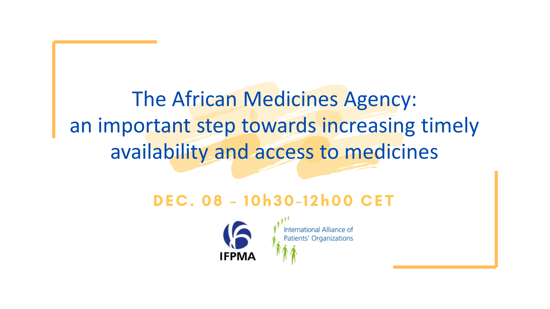 IFPMA-IAPO Webinar: The African Medicines Agency - an important step towards increasing timely availability and access to medicinal products for patients in Africa
