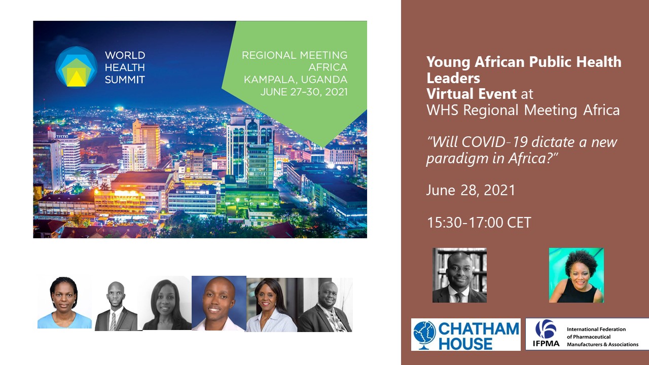 African Public Health Leaders Virtual Session at the World Health Summit:  Uganda 28-29 June 2021