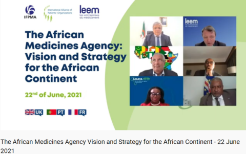 The African Medicines Agency Vision and Strategy for the African Continent - 22 June 2021 (Video)