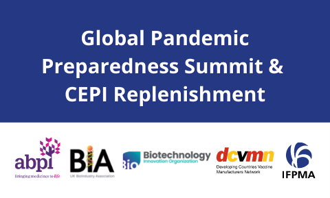 Global Pandemic Preparedness Summit  & CEPI Replenishment